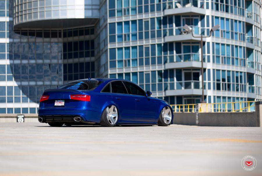  Audi A6 Sedan on Vossen Wheels (VPS-318) (4G, C7) 2016 года  (фото 15 из 59)
